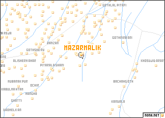 map of Mazār Malik