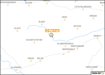 map of Mazarn