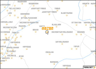 map of Ma‘zār