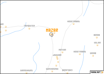 map of Mazār