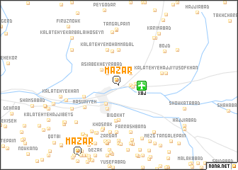 map of Mazār