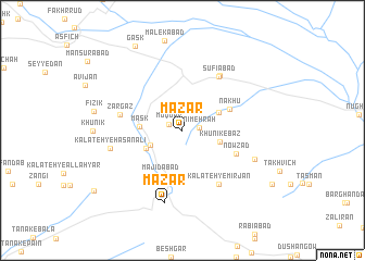 map of Mazār