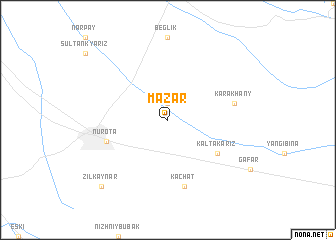 map of Mazar