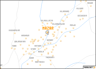 map of Mazār