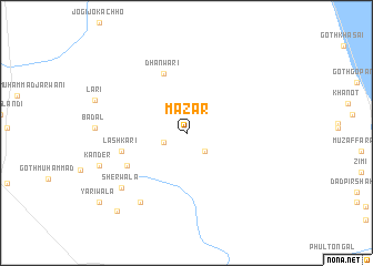 map of Māzar