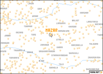 map of Mazār