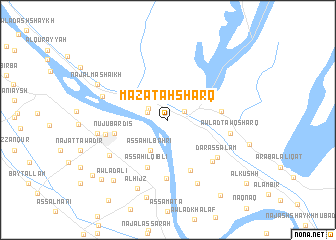 map of Mazātah Sharq