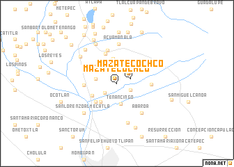 map of Mazatecochco