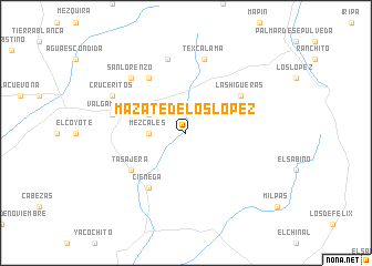 map of Mazate de los López