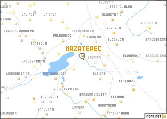 map of Mazatepec