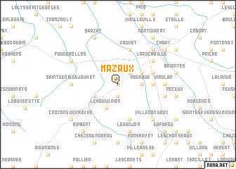 map of Mazaux