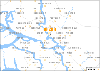 map of Mazaw