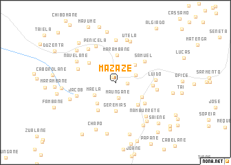 map of Mazaze