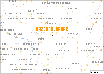 map of Mazban al Baqar