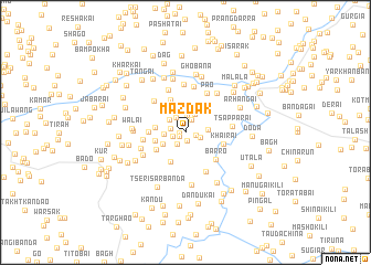 map of Mazdak