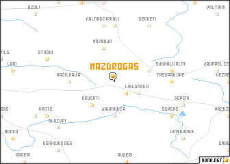 map of Mazdrogas