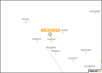 map of Mazengue