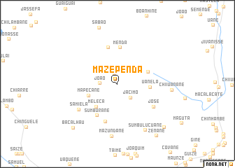 map of Mazependa