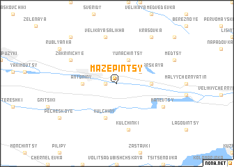 map of Mazepintsy