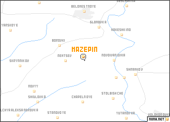 map of Mazepin