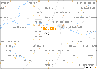 map of Mazeray