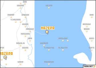 map of Mazéra