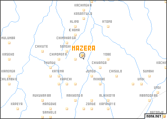 map of Mazera