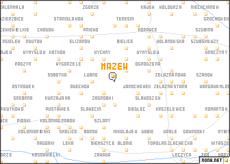 map of Mazew