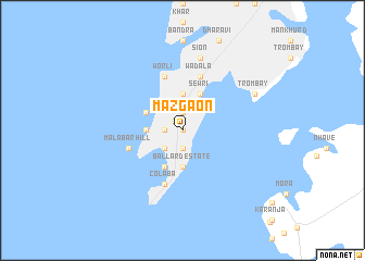 map of Mazgaon