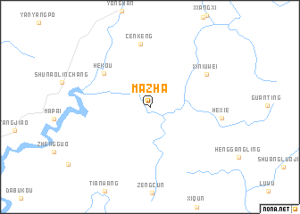 map of Mazha