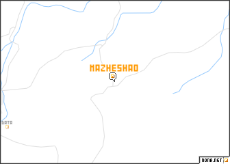 map of Mazheshao