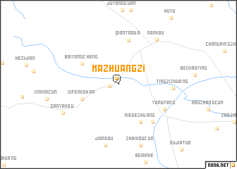 map of Mazhuangzi