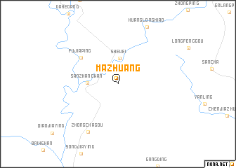 map of Mazhuang