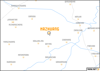 map of Mazhuang