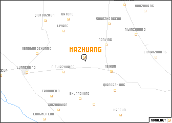 map of Mazhuang