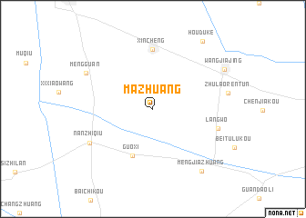 map of Mazhuang