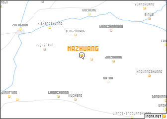 map of Mazhuang