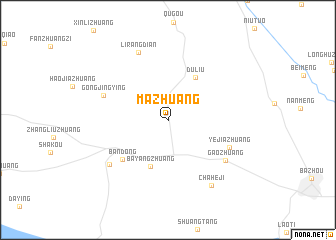 map of Mazhuang