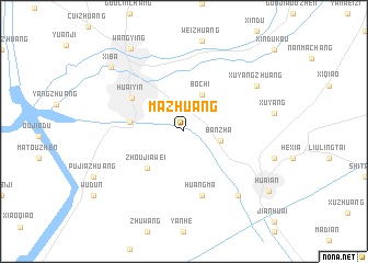 map of Mazhuang