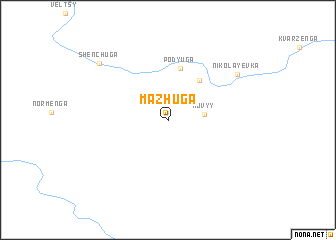map of Mazhuga