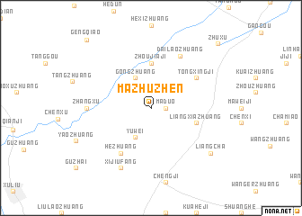 map of Mazhuzhen