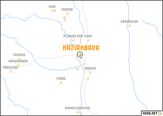 map of Maziambara