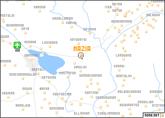 map of Mázia