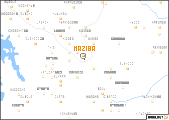 map of Maziba