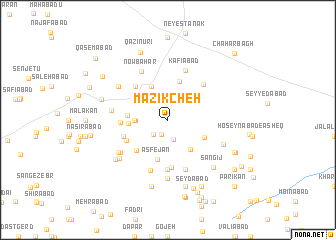 map of Mazīkcheh