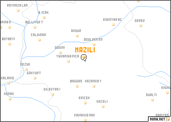 map of Mazılı
