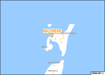 map of Mazimene