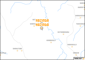 map of Mazinda