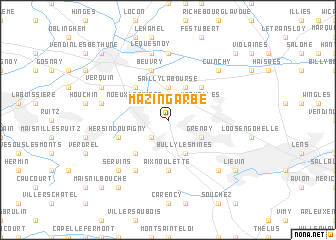 map of Mazingarbe