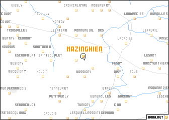 map of Mazinghien